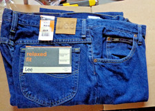 VTG Lee Relaxed Fit Jeans Men's 38x30 Blue Tapered leg NWT