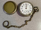 Vintage Illinois Watch Company pocket watch Large Fahys oresilver case parts/rep — photo 8