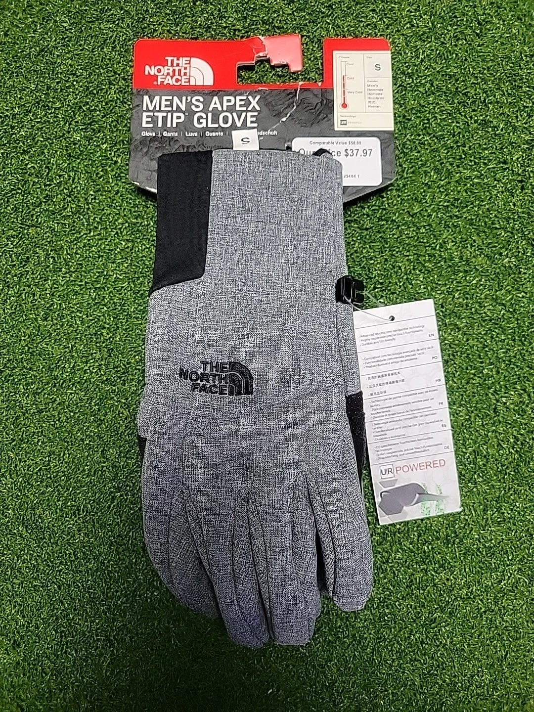 THE NORTH FACE Men's Apex Etip Glove, TNF Medium Gray Heather, Small
Opens in a new window or tab