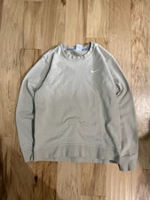 Women  s Size Medium Nike Tan Crew Neck Sweatshirt Pullover