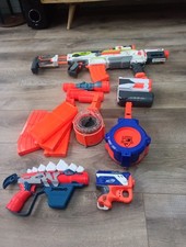 Bundle Of Nerf Guns And Accessories Mags Barrels Guns Modules N Strike Elite Etc