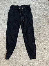 Tommy Hilfiger Sport Jogger Sweatpants Women's XS Black Drawstring Spell Out