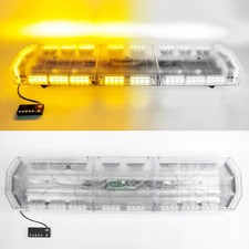 48 Low Profile Strobe Light Bar Tow Truck Response Rooftop Amber White Beacon 48 Low Profile Strobe Light Bar Tow Truck Response Rooftop Amber White Beacon