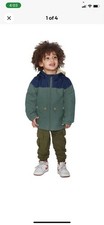 Boy  s Carter's Lightweight Hooded Jacket 3T Blue/Green Item 1809298 -NWT 
