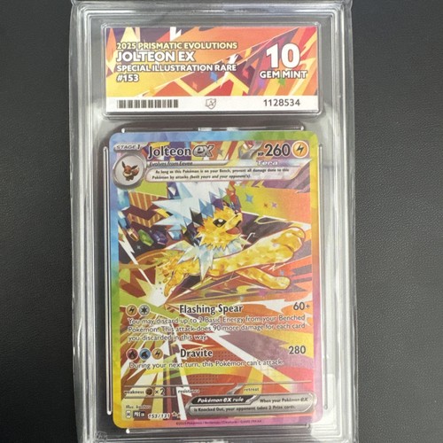 Jolteon ex graded ACE 10 for sale on eBay