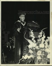 1972 Press Photo Dr. Herbert E. Longenecker, president of Tulane University
