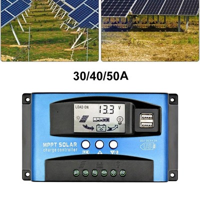 AutoTracking für MPPT Solarregler 12V 24V mit benutzerfreundlichem LCD-Display