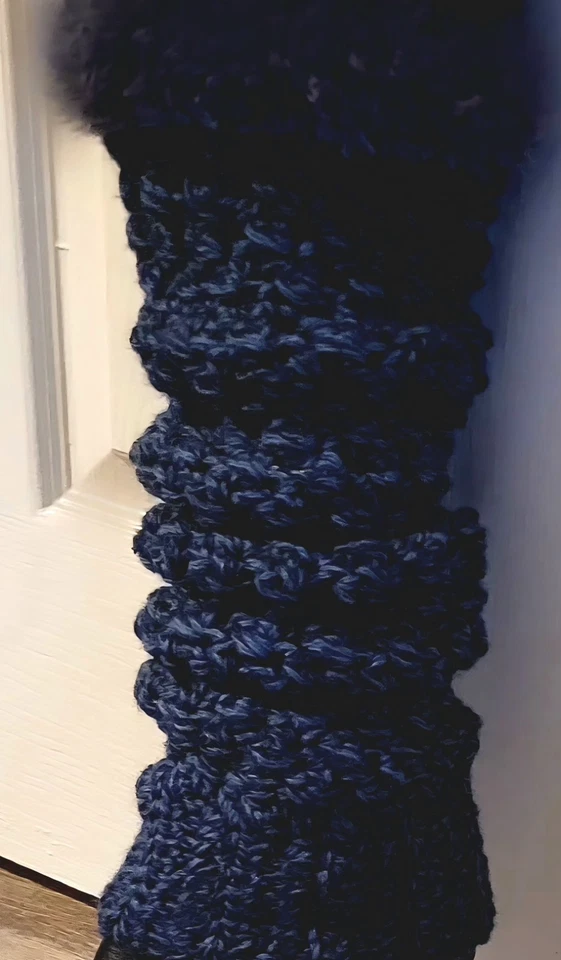 Calentadores de piernas gruesos sobre la rodilla para mujer Foto 3 de 4