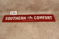 I56B VINTAGE SOUTHERN COMFORT RUBBER BAR SPILL MAT 20 3/4 x 3 1/2 x 1/2" NOS