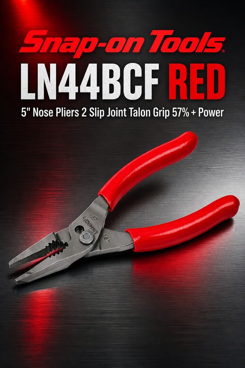 Snap-on Tools RED LN44BCF Talon Grip 5” Needle Nose Slip-joint