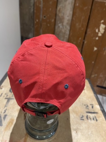 Asics Springback Baseball Cap Hat Red 56cm Summer Sports Cap Hat - Picture 8 of 17