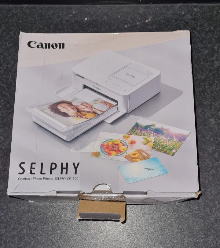 Canon SELPHY CP1500 Compact Wireless Photo Printer – White – Wi-Fi - Image 3 of 4