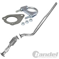 BM Katalysator + Abgasrohr KAT Passend FüR 1.9 TDI Skoda Superb I VW Passat 3B