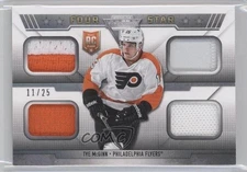 2013-14 Panini Titanium Rookie Four Star Memorabilia 11/25 Tye McGinn RC 0f8