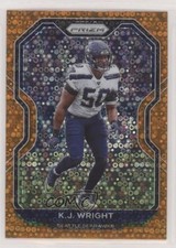 2020 Panini Prizm Orange Disco Prizm KJ Wright #297 06y2