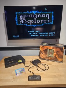 Dungeon Explorer (TurboGrafx-16, 1989) HuCard + Manual - Tested
