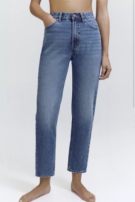 Pull&Bear jeans  Mom-Fit-Jeans mit hohem Bund Größe 34
