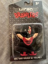 New Sealed Wrestling Darth Big Van Vader w/ Helmet Micro Brawler WWE AEW NJPW
