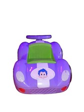 Bubble Guppies Nonny's Fintastic Racer Push Toy XL Purple Green Race Car Nick Jr