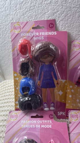 Set Friends Forever Club 5 Zoll Alanis & Carina Puppen, Perücken, 6 Outfits & Zubehör - Bild 8 von 11