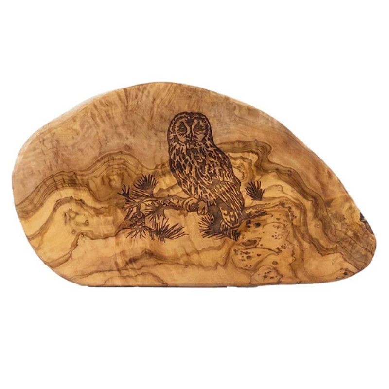 Tawny Owl Olive Wood Chopping Board