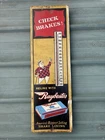 Raybestos Brake Lining Vintage Metal Thermometer Sign