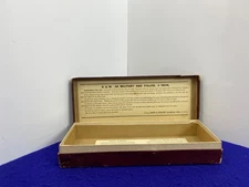 Vintage Smith & Wesson .38 Military & Police 4" Square Butt Revolver Box – Blued