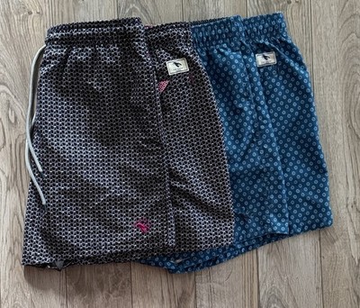 The World Is Your Lobster 5/XL Ted Baker London Swim Trunks Shorts TWO Pairs