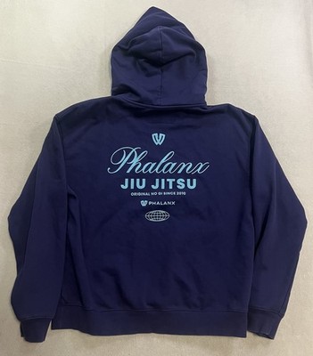 PHALANX MMA Jiu Jitsu Hoodie Men s Large Purple Long Sleeve Pullover Sweatshirt