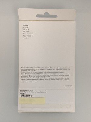 Genuine Original Apple AirTag MX532AM/A White Air Tag (4 Pack) | eBay