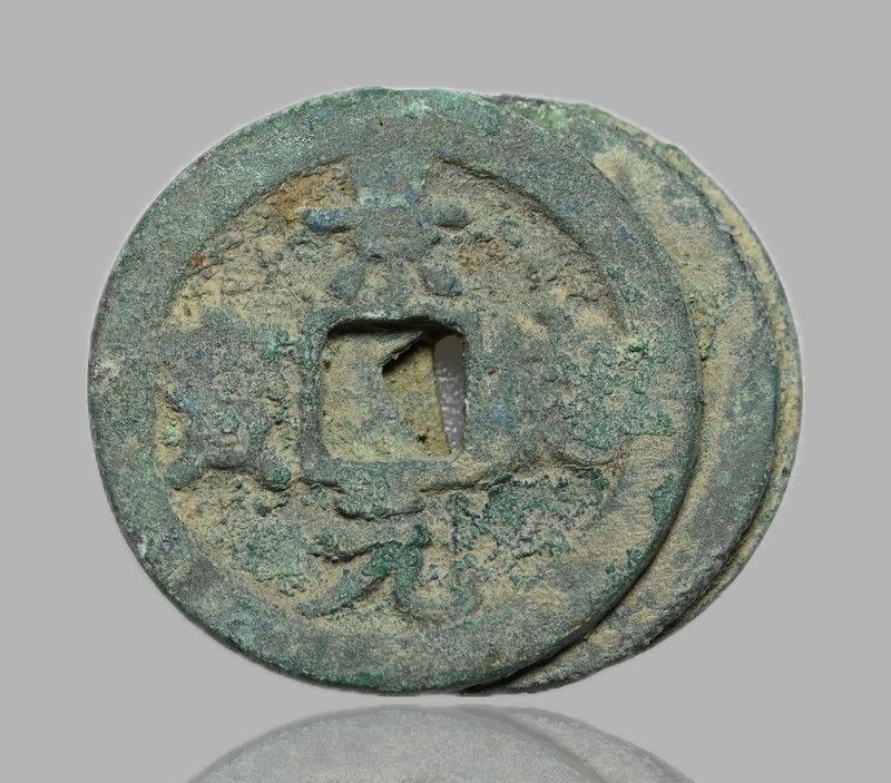 CHINA, Mostly Northern Sung Dynasty, Cluster of coins from hoard, c. AD 960-1279