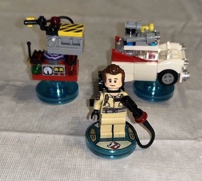 LEGO Dimensions 71228 Ghostbusters PETER VENKMAN Minifig Ecto-1 Trap with Base