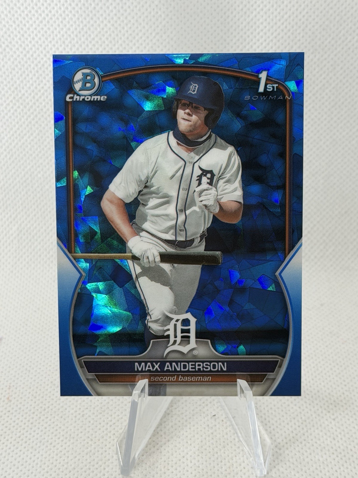 Max Anderson - 2023 Bowman Chrome Sapphire #BDC-144 1st Bowman