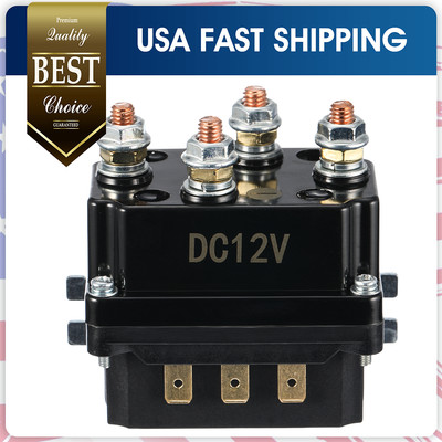 12V,250A Winch Solenoid Relay Contactor For ATV UTV 4x4 Vehicles 5000-7000lbs