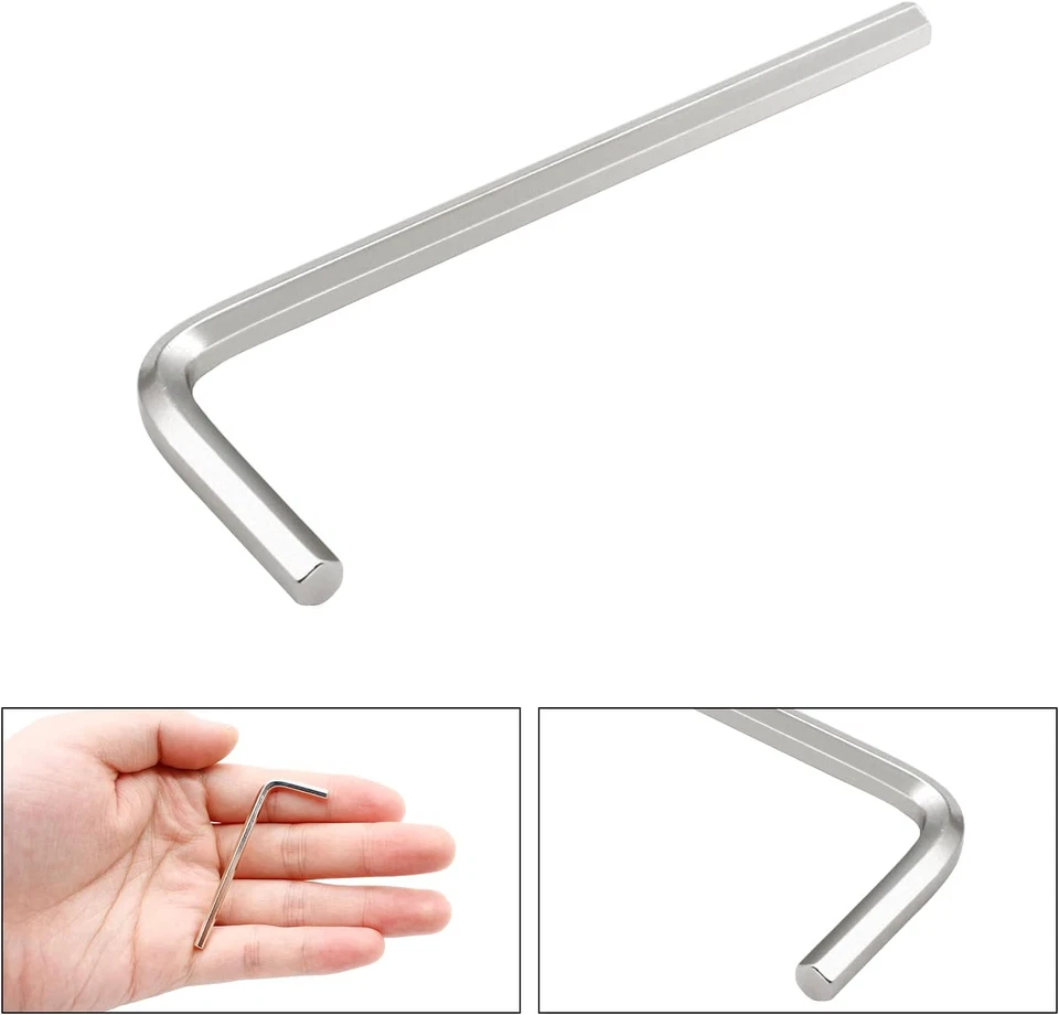 20Pcs 3mm Hex Key Wrench Set, L-Shaped Allen Wrenches, Vanadium Steel Tools - Image 4 of 4