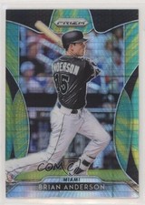2019 Panini Prizm Tier II Green & Yellow Hyper Prizm Brian Anderson #190 1h5
