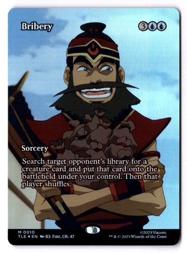 Bribery (Borderless) Foil #010 - Avatar: The Last Airbender: Eternal-Legal