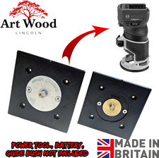 Bosch GKF18V-8 router SUB BASE PLATE Trend Katsu boccola guida scanalatura