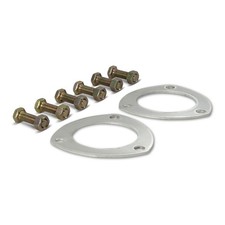 Proform Header Collector Gasket 67920 Soft Aluminum 3-bolt 2.5 In. W Bolts Pr