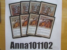 Mounted Archers Creature Soldier x4 AND Pacifism Enchant 4x Tempest White MTG