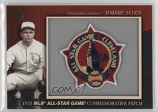 2010 Topps Manufactured Commemorative Patch Jimmie Foxx #MCP-6 Patch HOF 0c4l