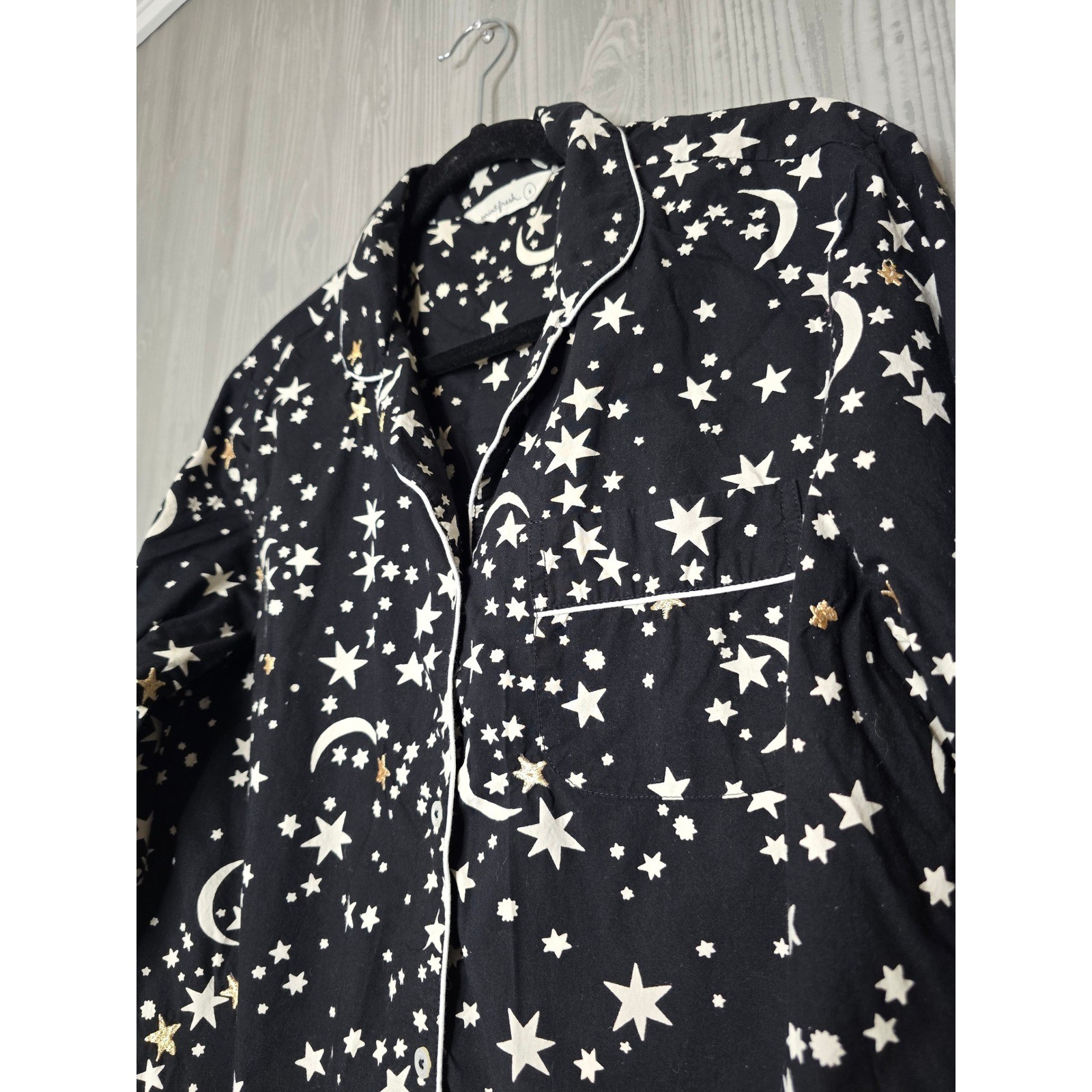 Printfresh Celestial Sky Star Print Pajama Top Wo… - image 6