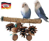 Natur Sitzstange FüR VöGel Kletter- Und Ruheplatz FüR KäFige 20Cm