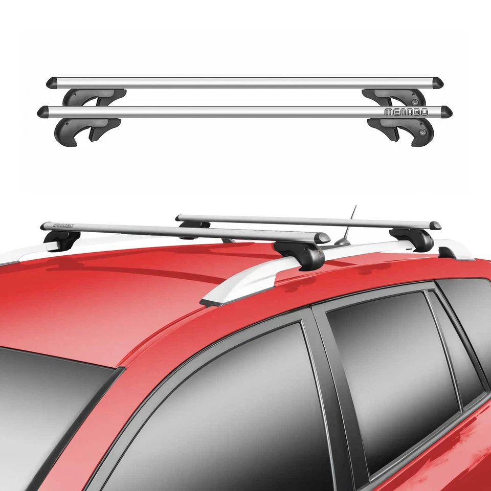 Porta-bagagens cinza alumínio barras transversais Chevrolet Tahoe 1995-2000 - Imagem 2 de 4