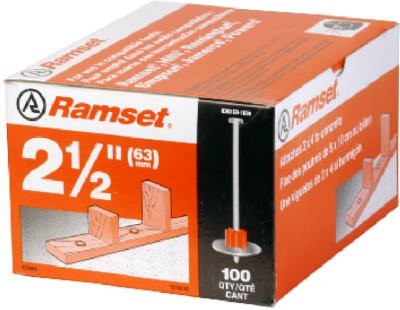 ITW 00809 2-1/2'' Fastener Pin with Washer 1516SD 100 Count