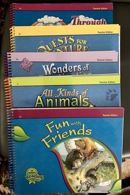 Abeka Grade 2 Readers Teacher Edition Lot of 5- Homeschool Curriculum