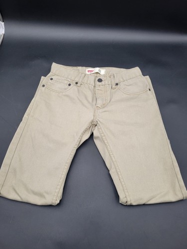 Boy's Levi's 511 Slim Jeans Size 12. 26 x 26 Light Tan - Picture 3 of 7