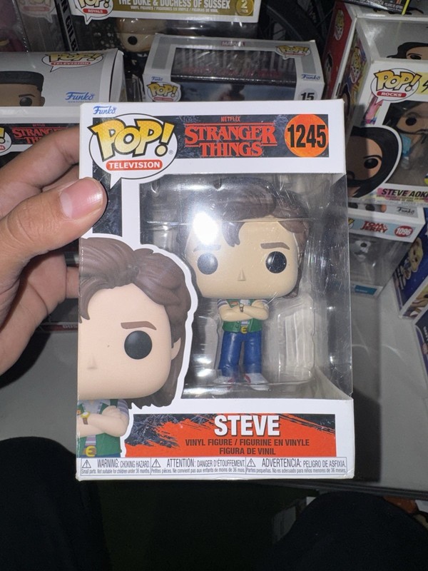 Funko Pop Stranger Things Steve #1245 Television Vinyl Figure
