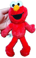 Sesame Street Friends Elmo 8-inch Sustainable Plush Stuffed Animal Toy Just Play