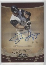 2019 Topps Tier One Talent 38/70 Frank Thomas #TTA-FT Auto HOF 0w8